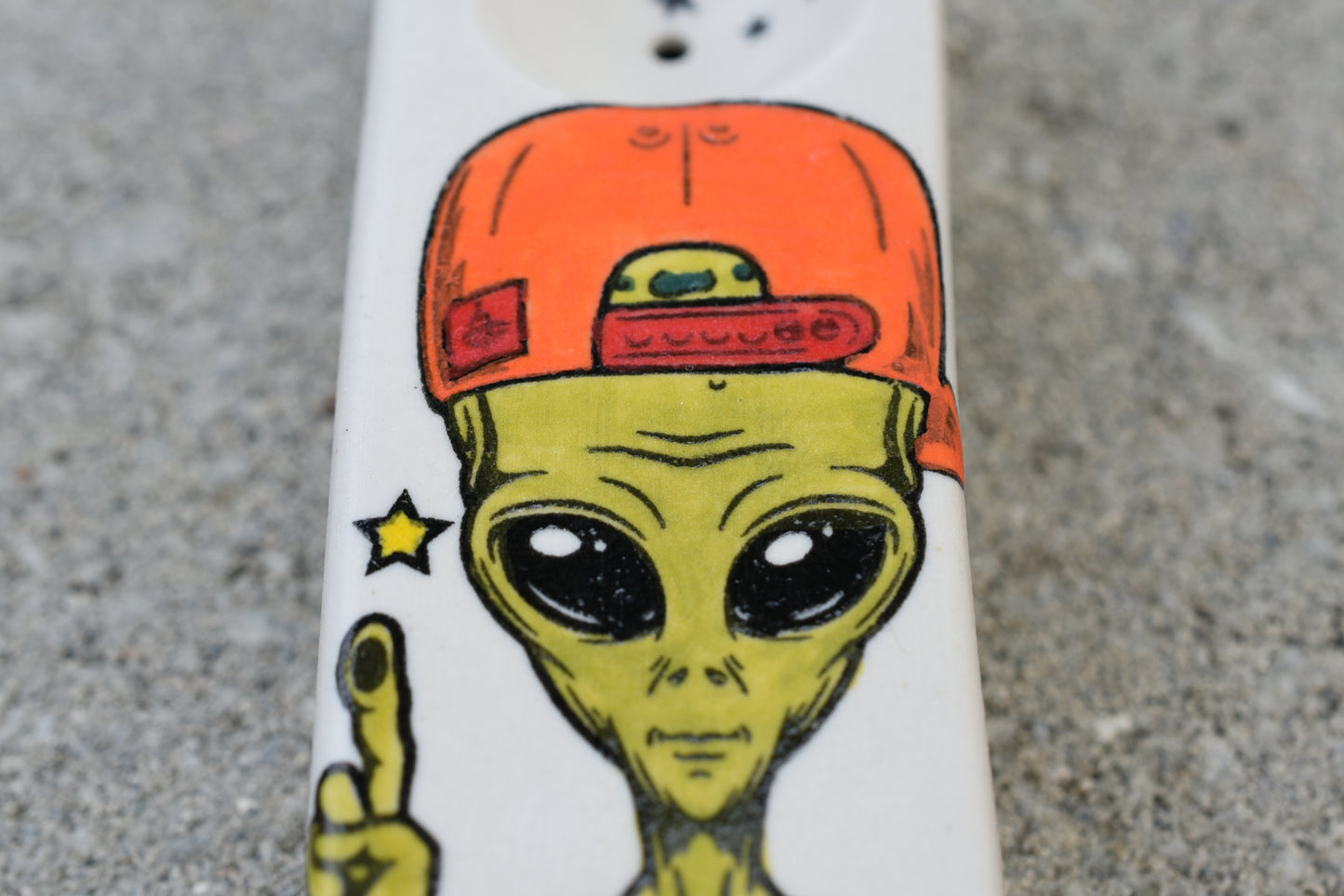 Alien Baseball Cap, Rectangular Pipe