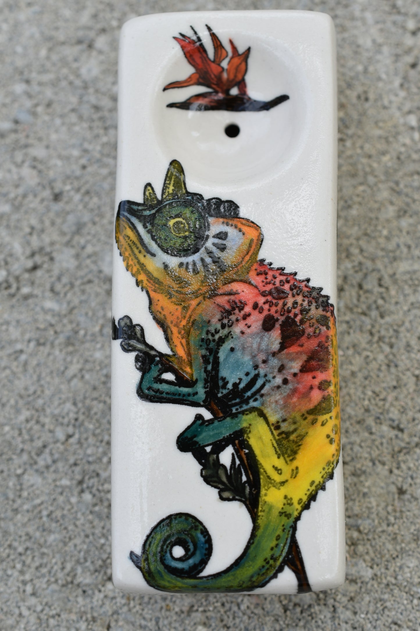 Colorful Chameleon, Rectangular Pipe