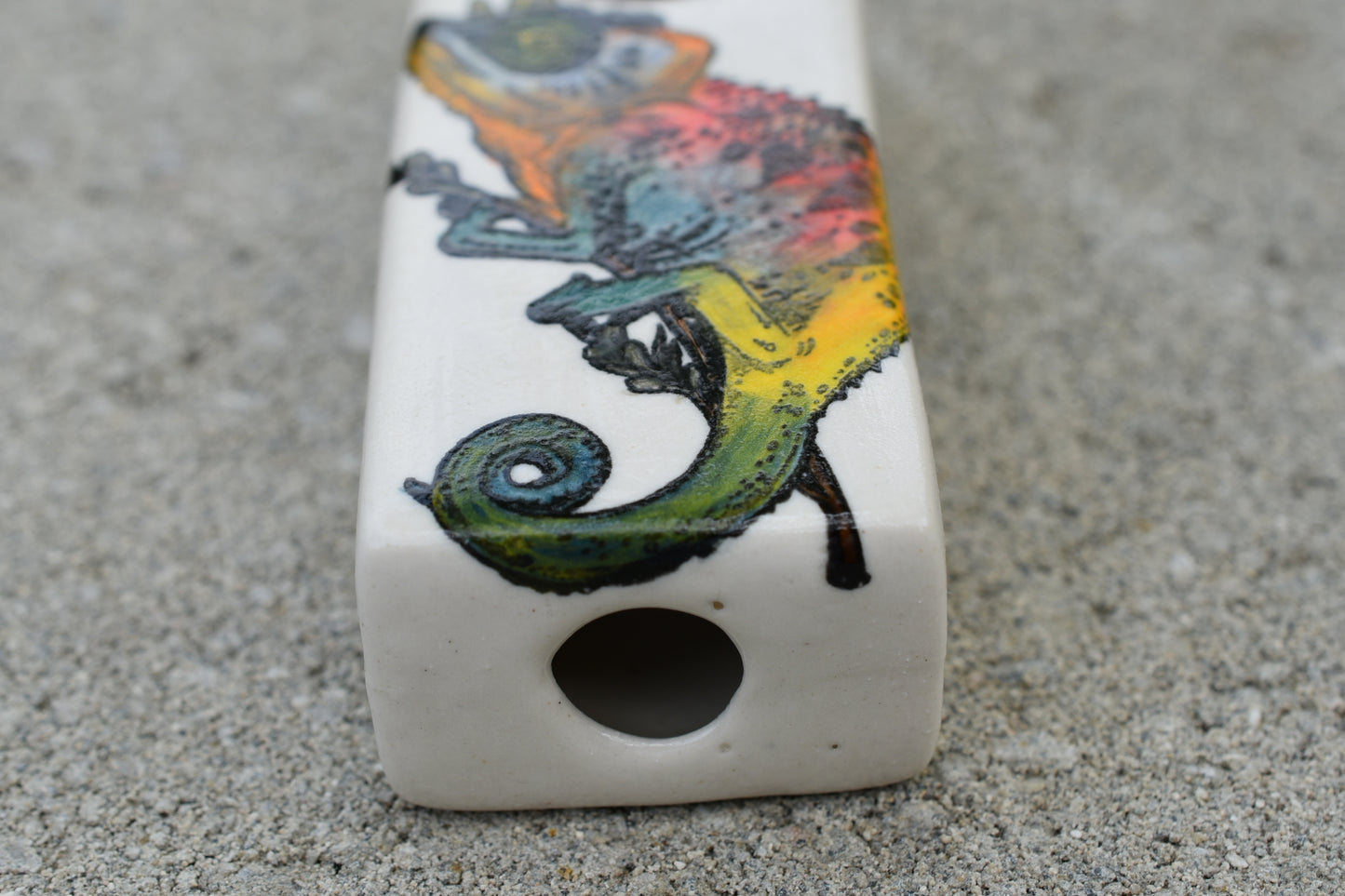 Colorful Chameleon, Rectangular Pipe