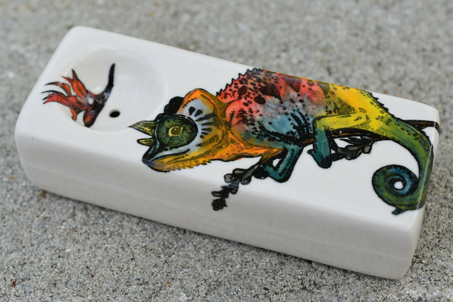 Colorful Chameleon, Rectangular Pipe