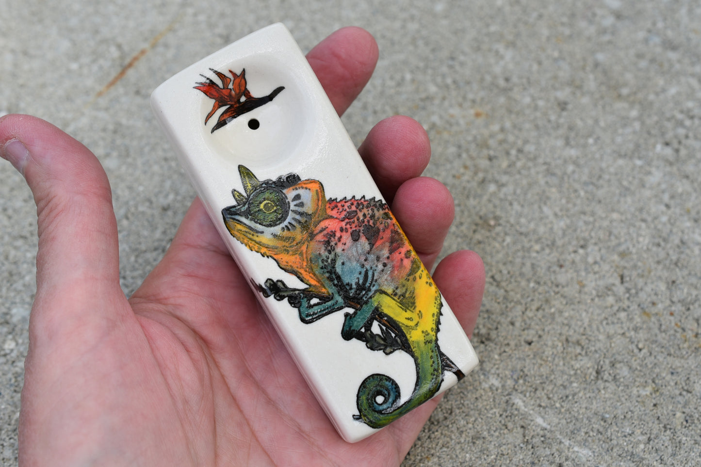 Colorful Chameleon, Rectangular Pipe