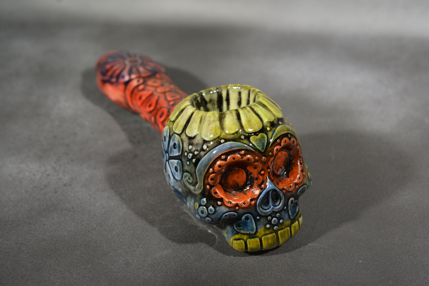 Day of the Dead, Dia De Los Muertos Skeleton Pipe, On Sale