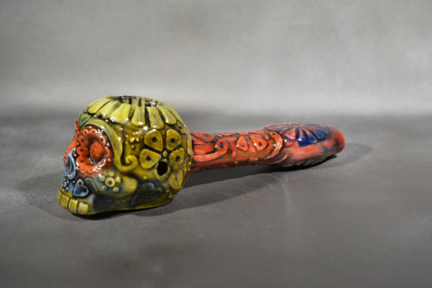 Day of the Dead, Dia De Los Muertos Skeleton Pipe, On Sale