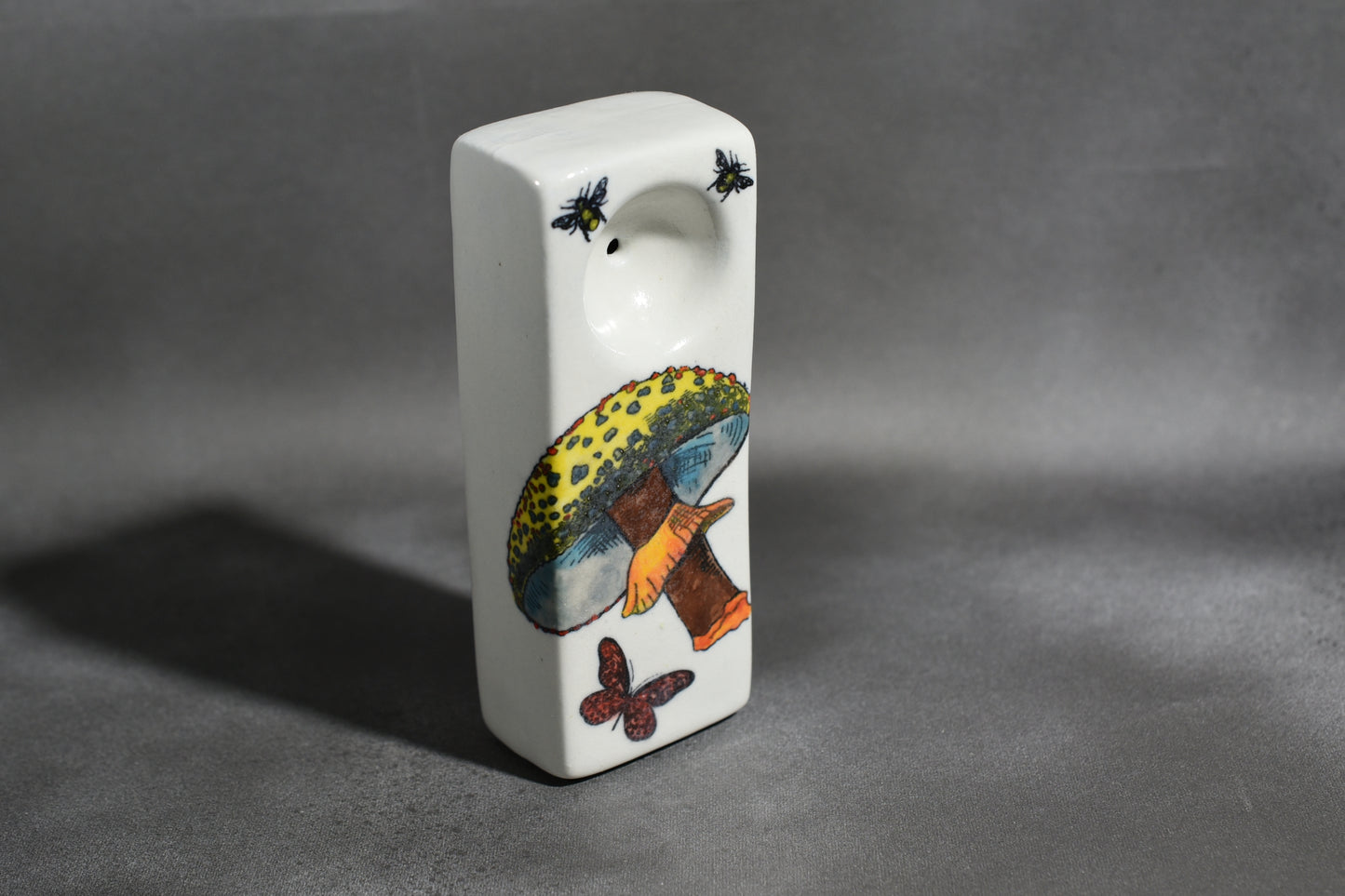 Mushroom and Butterfly, Rectangular Shaped Pipe, On Sale