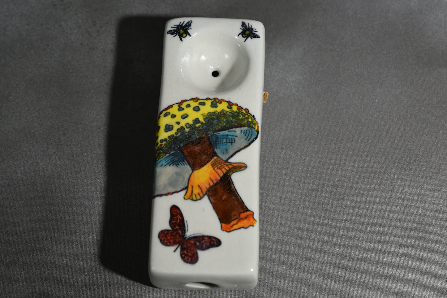 Mushroom and Butterfly, Rectangular Shaped Pipe, On Sale