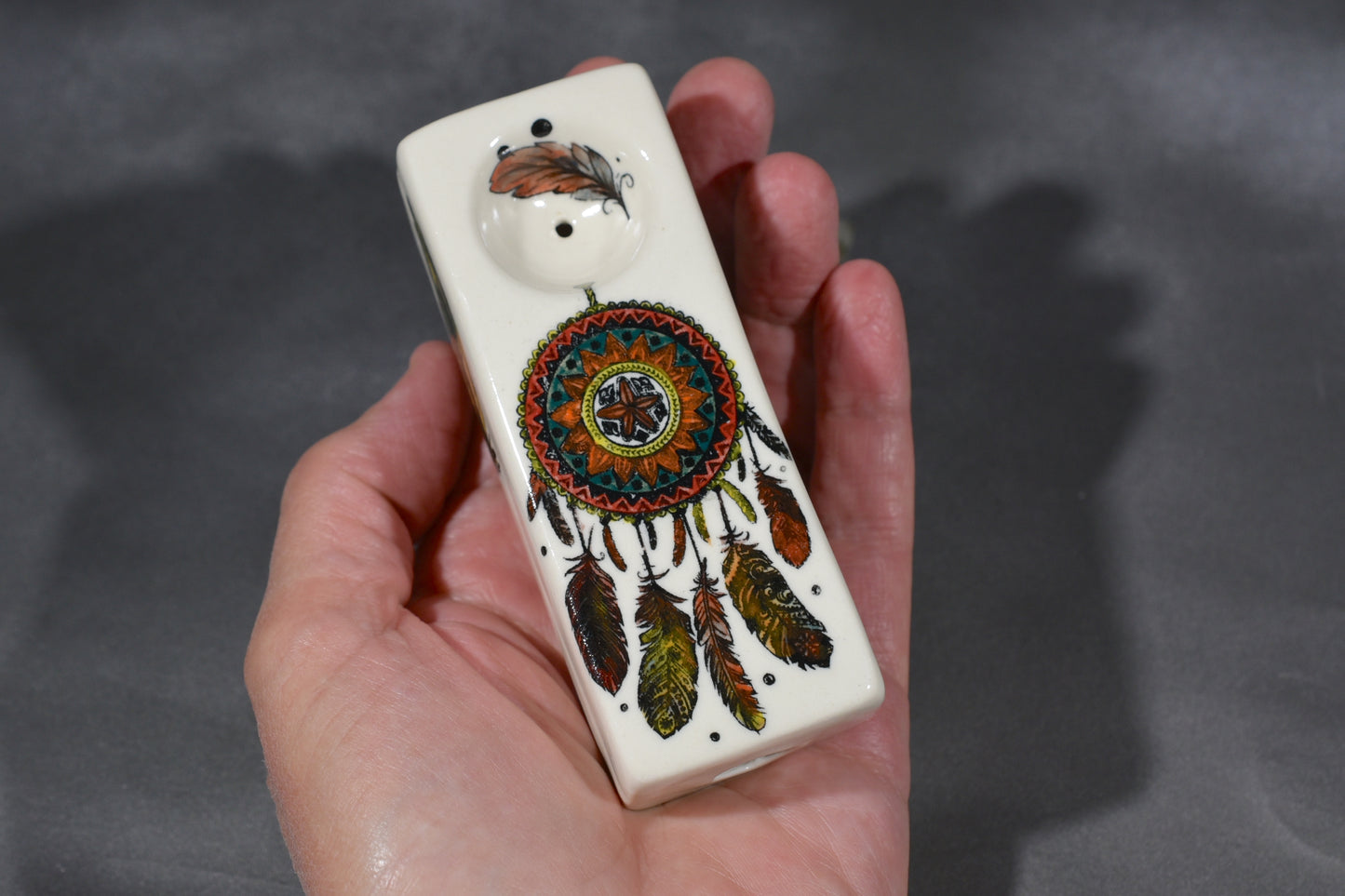 Dreamcatcher, Spiritual, Feathers, Rectangular Pipe