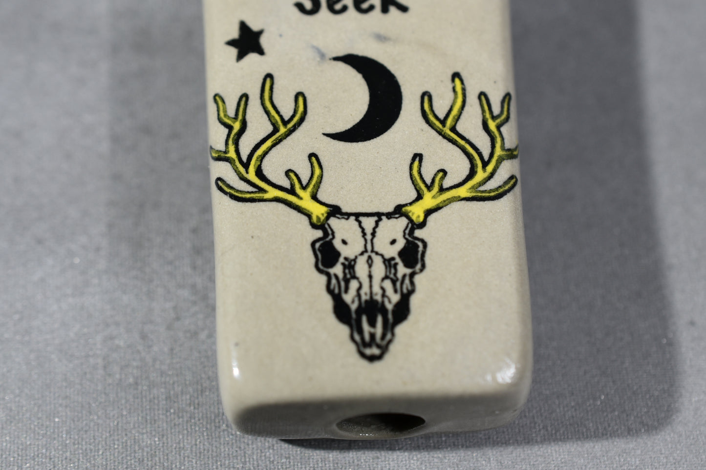 Deer Skull, Mystic Alchemy, Cement Gray Color, Squangular Shape, On Sale