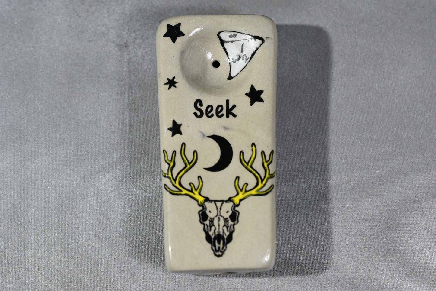 Deer Skull, Mystic Alchemy, Cement Gray Color, Squangular Shape, On Sale